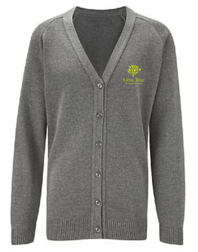 Organic Lightweight Classroom Cardigan in Keylime main image 1