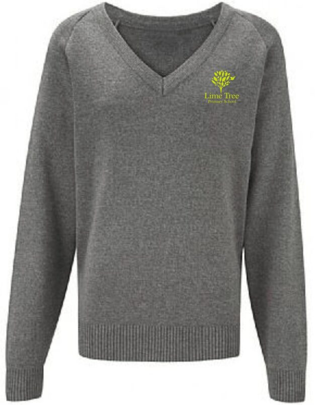 Lime Tree V Neck Jumper Your Image Limited