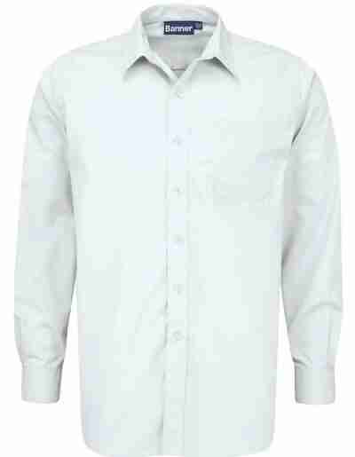 St Matthews Boys Long Sleeve Shirts (2pk)