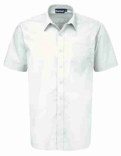 St Matthews Boys Short Sleeve Shirts (2pk)