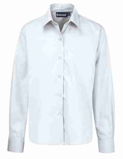 St Matthews Girls Blouses Long Sleeve (2 Pack)
