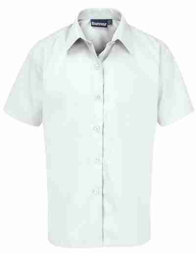 St Matthews Girls Short Sleeve Blouses (2 Pack)